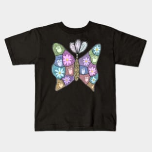 abstract butterfly Kids T-Shirt